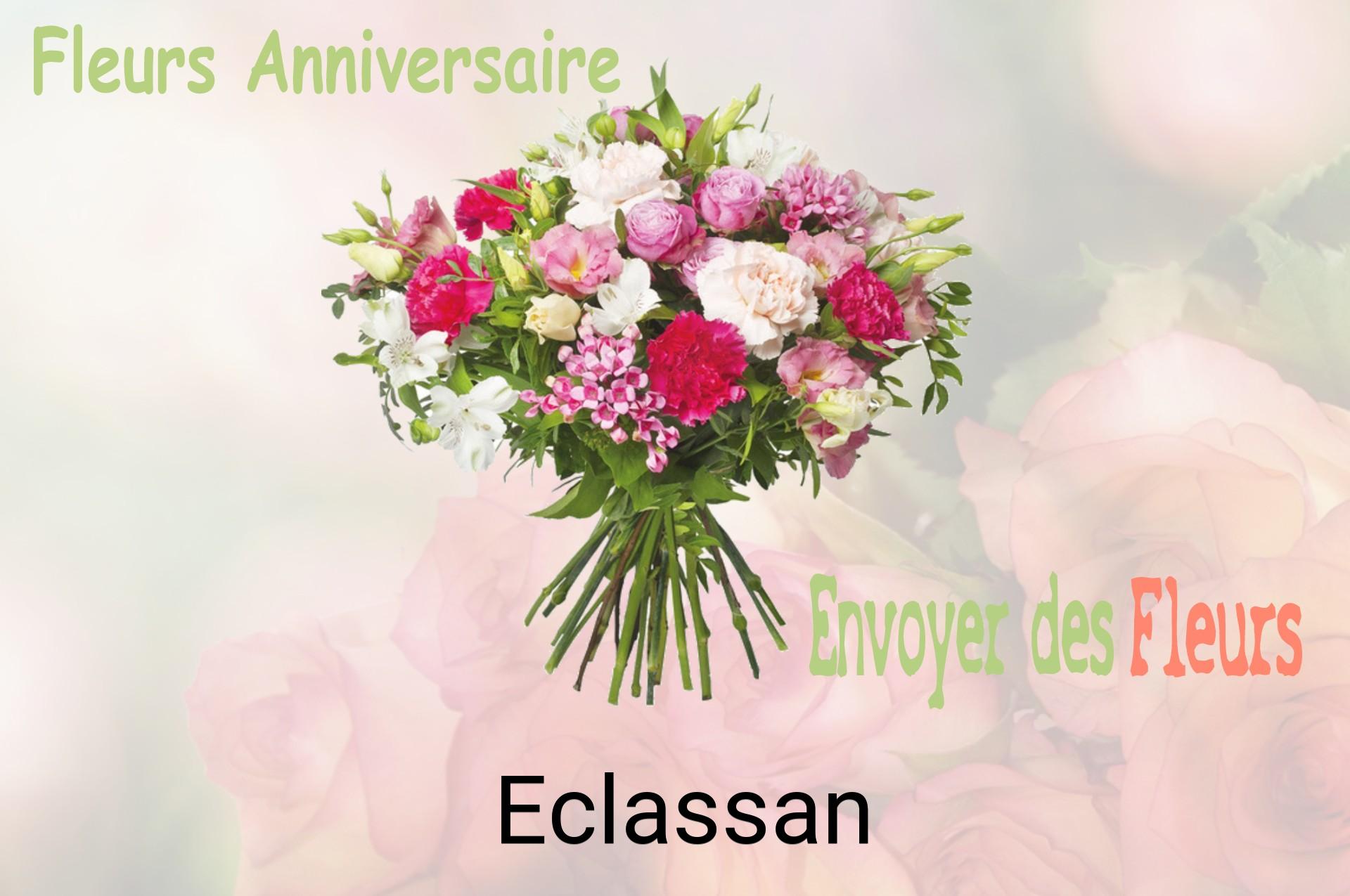Bouquet de fleurs d’anniversaire livré à Eclassan