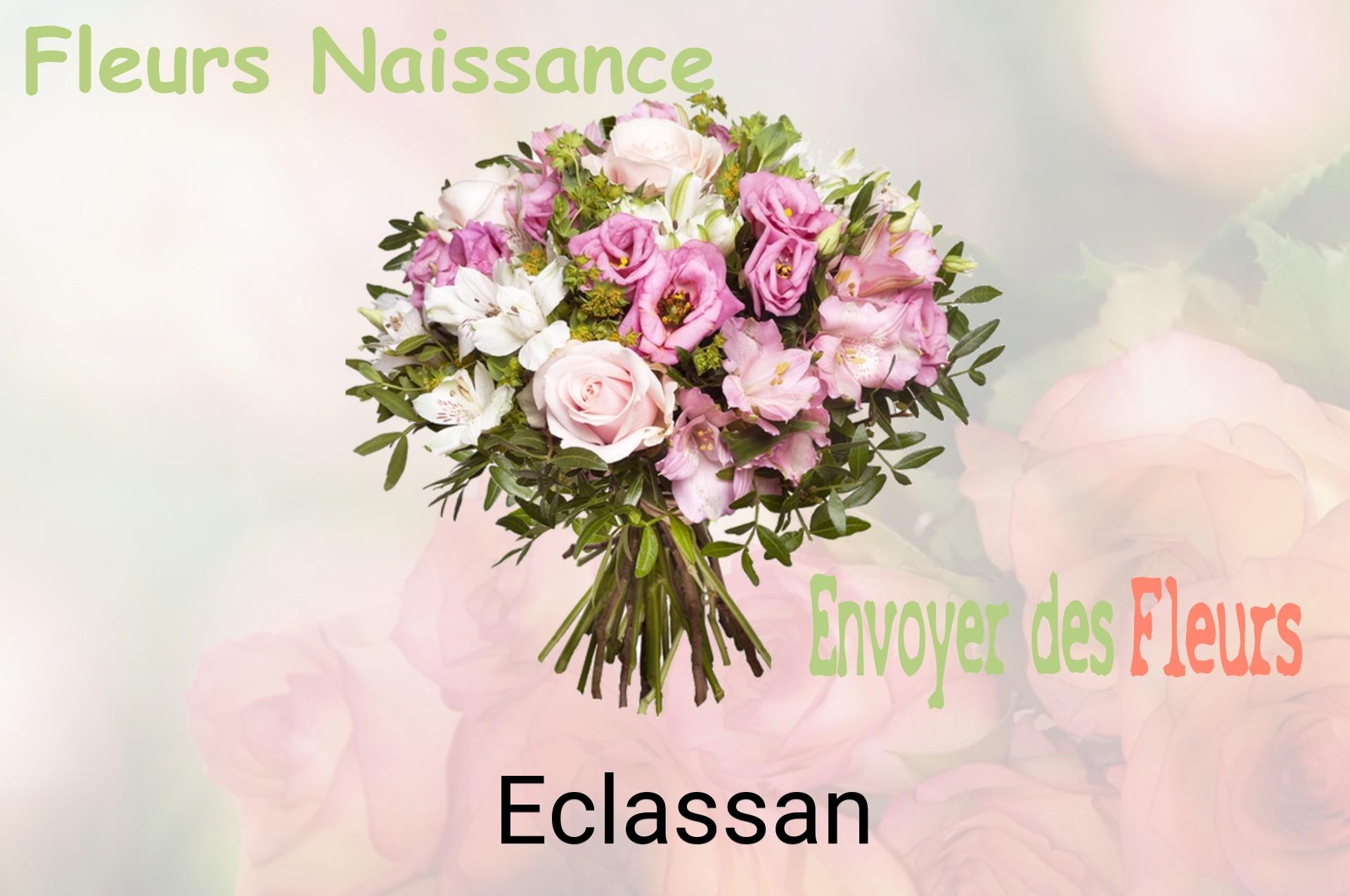 Bouquet de fleurs de naissance livré à Eclassan